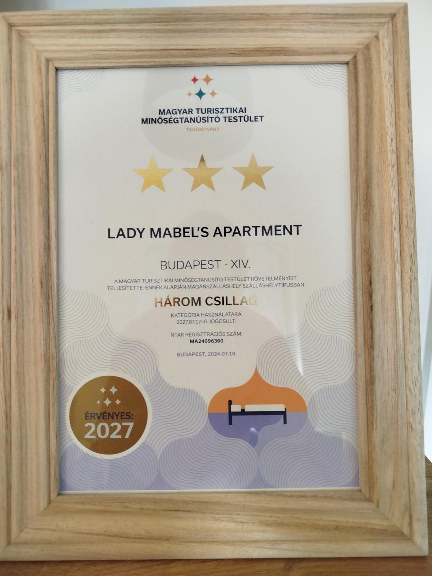 Lady Mabel's Near To Arena, Puskas Stadion And Park, With Guarded Parking Place Apartment